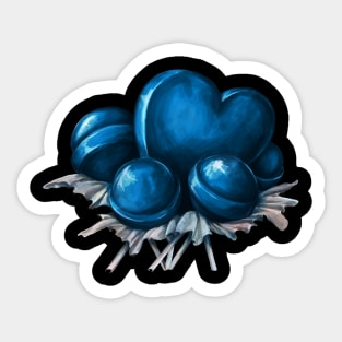 Blue lollipops Sticker